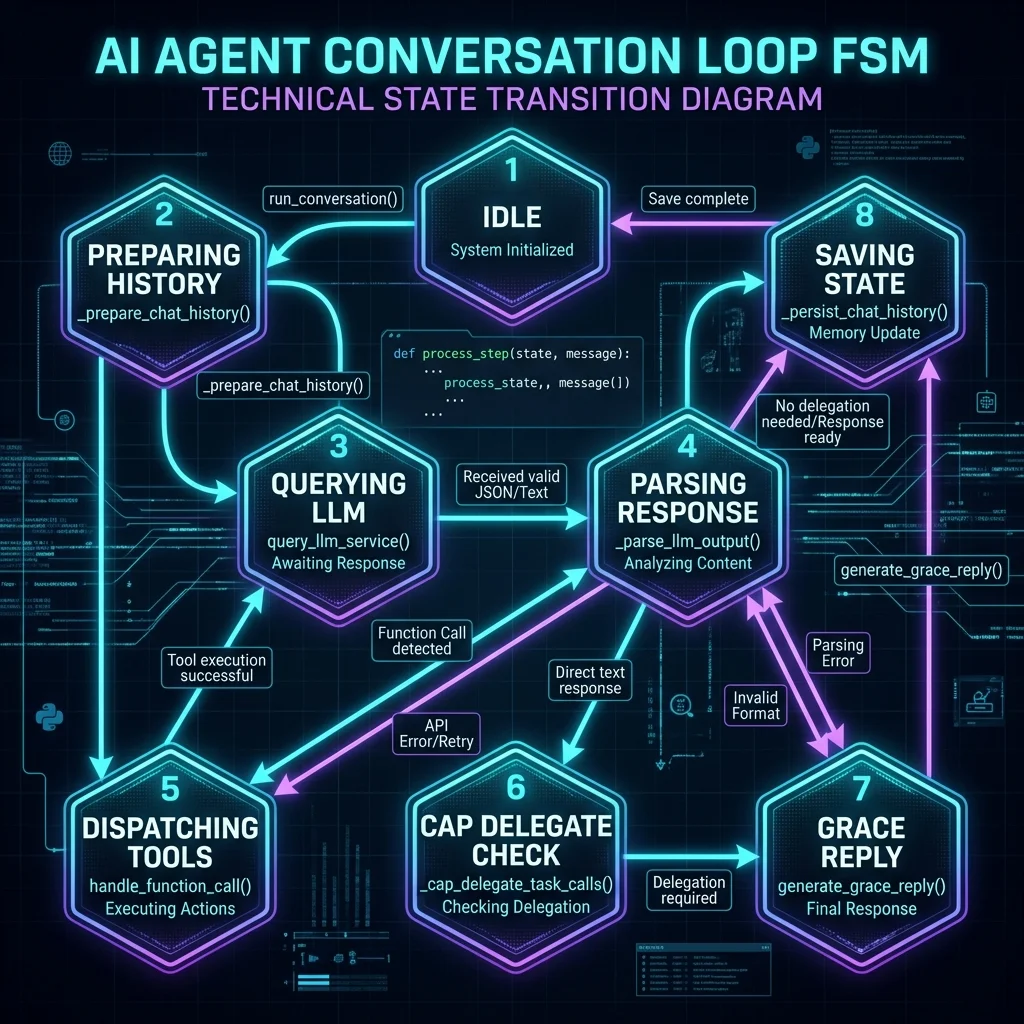 Session Loop State Machine