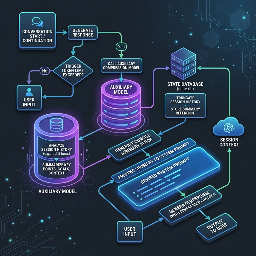 Trajectory Compression and Database Truncation