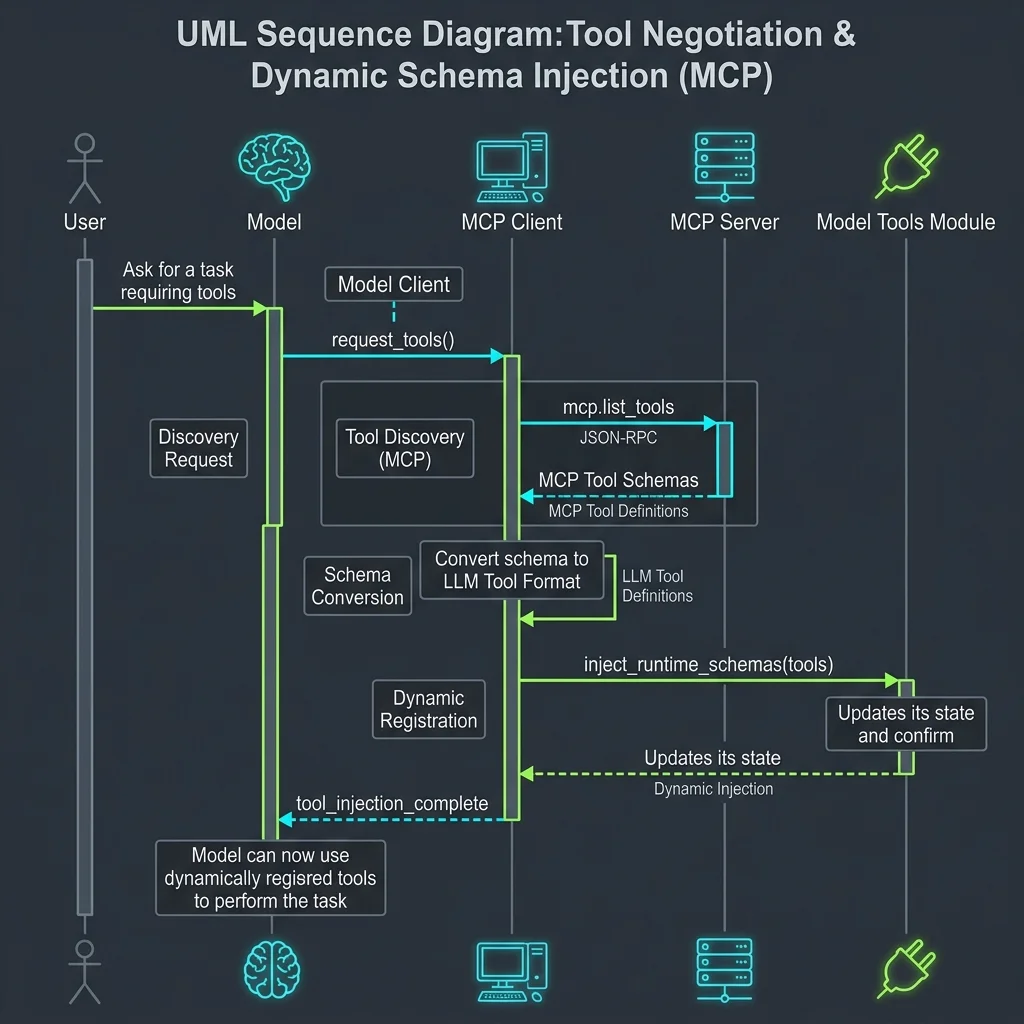 UML tool discovery and dynamic negotiation