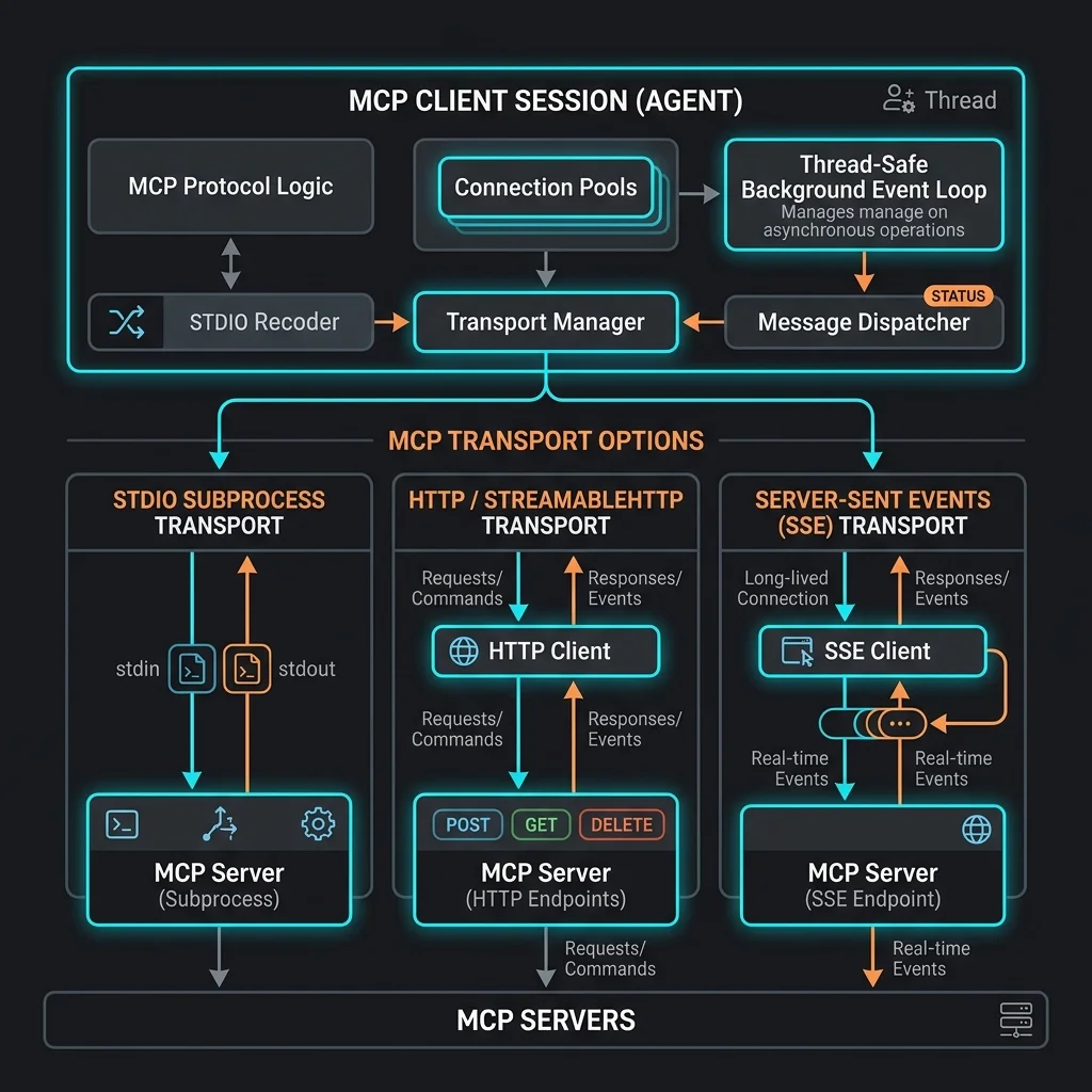 Transport protocol layers
