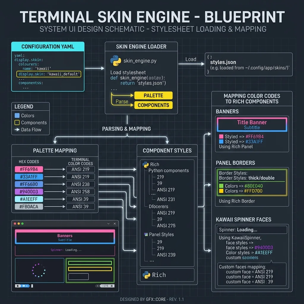 Skin engine style loading blueprint